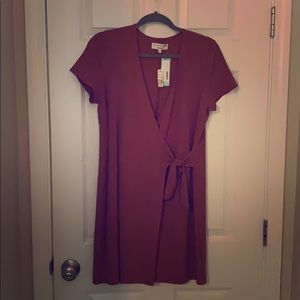 Orange Madewell Wrap dress New with tags